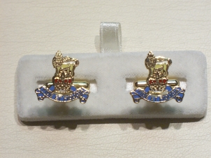 Royal Army Pay Corps enamelled cufflinks - Click Image to Close